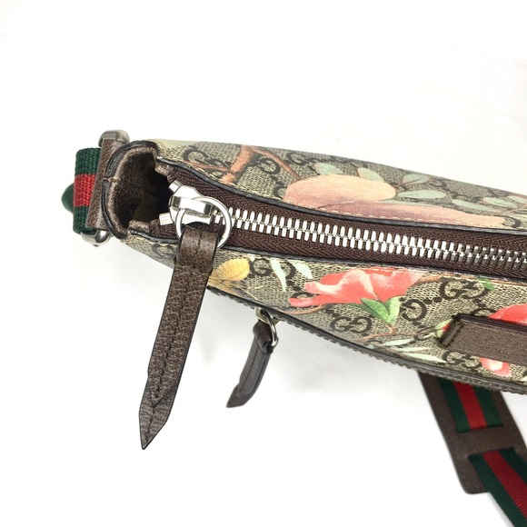 Authentic Gucci Tian crossbody unisex bag brown monogram coated bengal canvas - Picture 16 of 16